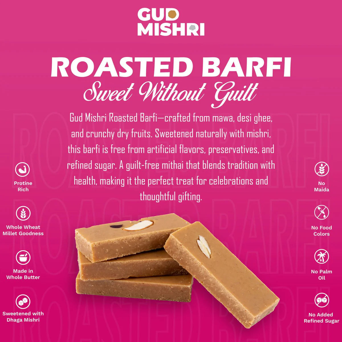 Gudmishri Roasted Barfi