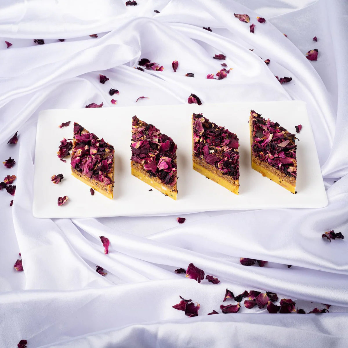 Gudmishri Rose Kaju Katli