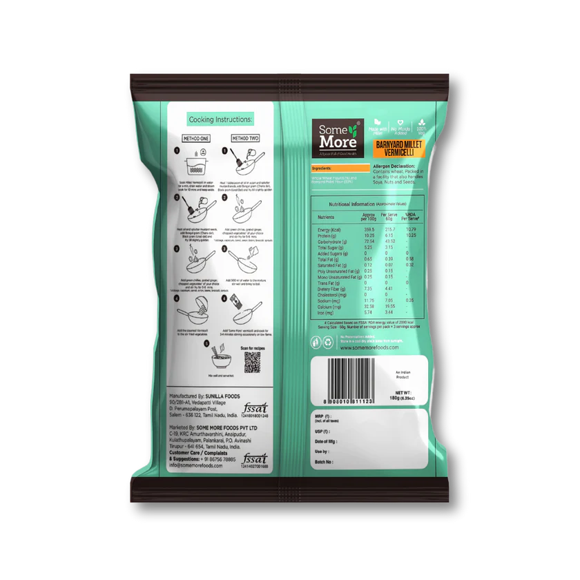 SomeMore Barnyard Millet Vermicelli