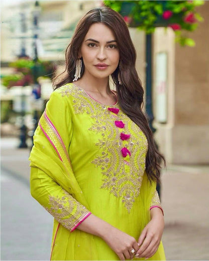 Vastra Creation's Heavy Faux Georgette Sharara Suit Set