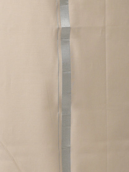 Ramraj's Cotton Rich White Shirt with Single Layer Dhoti Combo