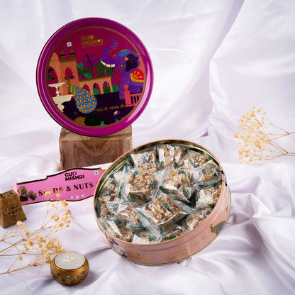 Gudmishri Seeds Delight Round Tin Box