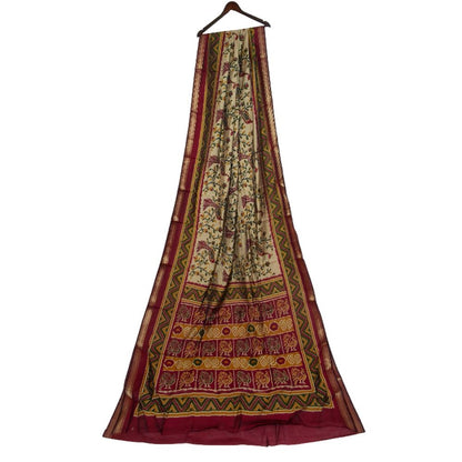 Silk Cotton Maheshwari Saree