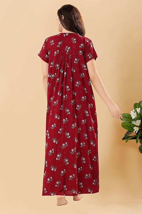 Soulemo Women's Printed Alpine Nighty chillired