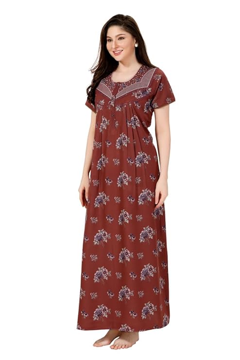 Soulemo Women's Printed Alpine Nighty grape