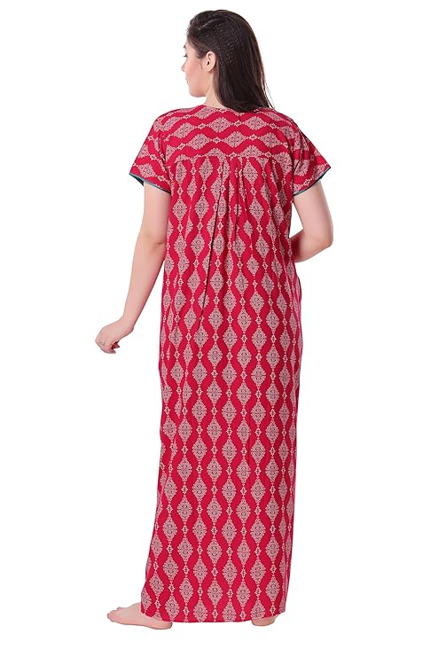 Soulemo Women's Printed Alpine Nighty pink