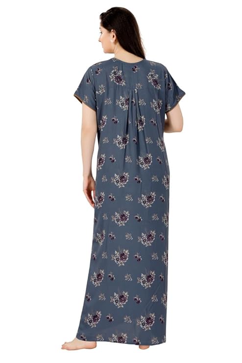 Soulemo Women's Printed Alpine Nighty slate grey