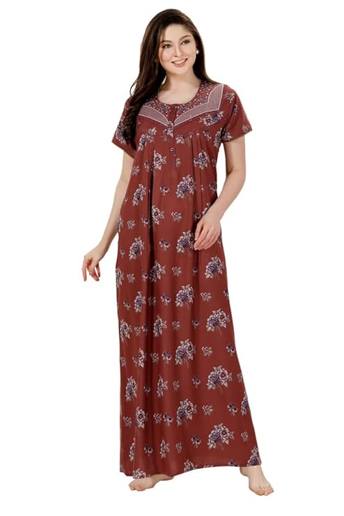 Soulemo Women's Printed Alpine Nighty grape