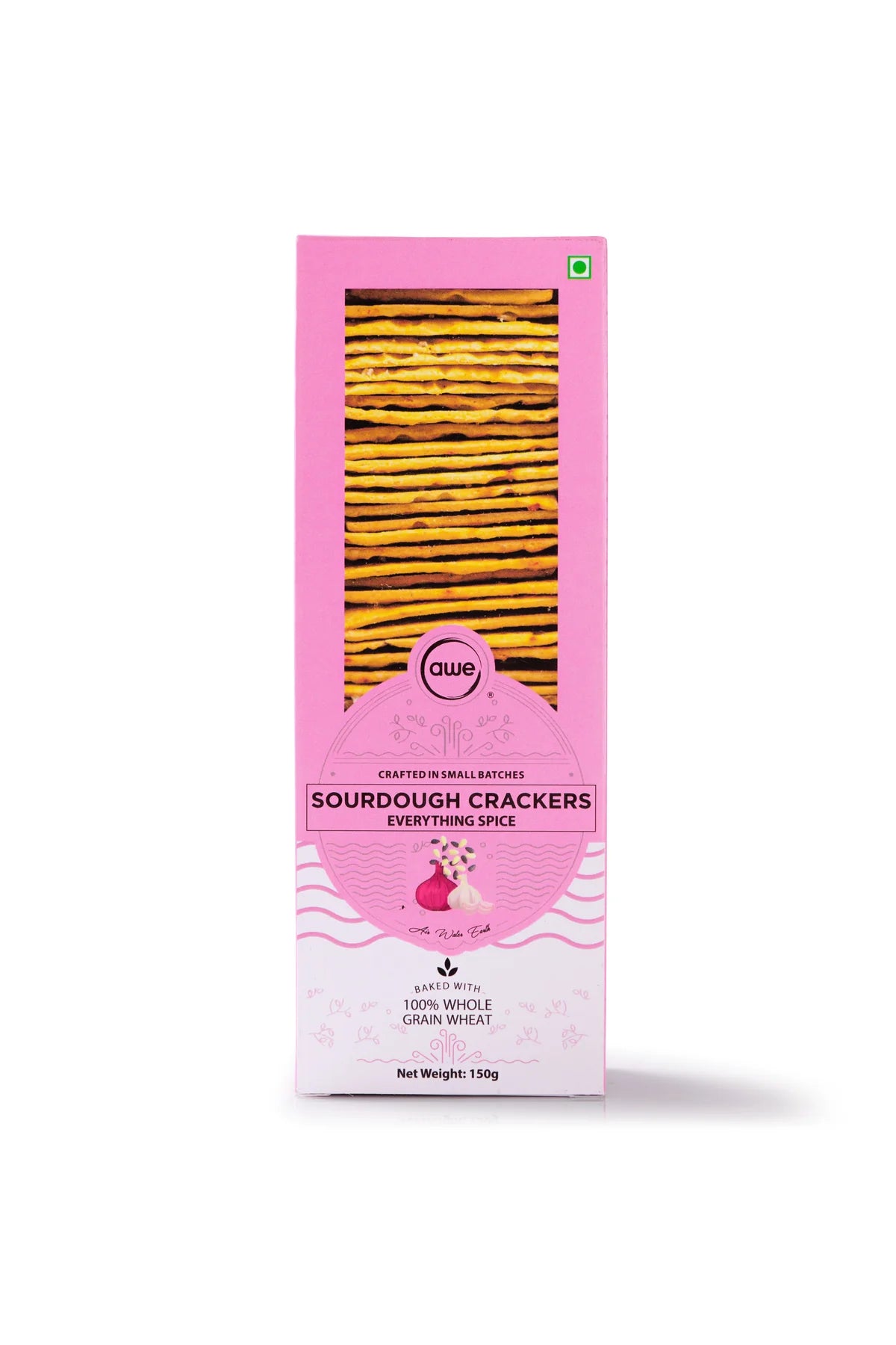AWE Sourdough Crackers - Everything Spice
