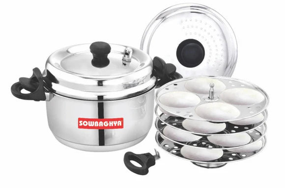 Sowbaghya Strainer (2 in 1) Rice Strainer Cum Idly Pot