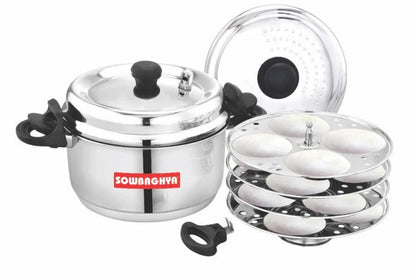 Sowbaghya Strainer (2 in 1) Rice Strainer Cum Idly Pot