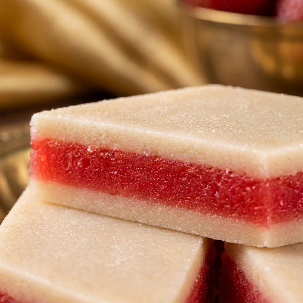 The Sweet Stories Strawberry KajuKatli