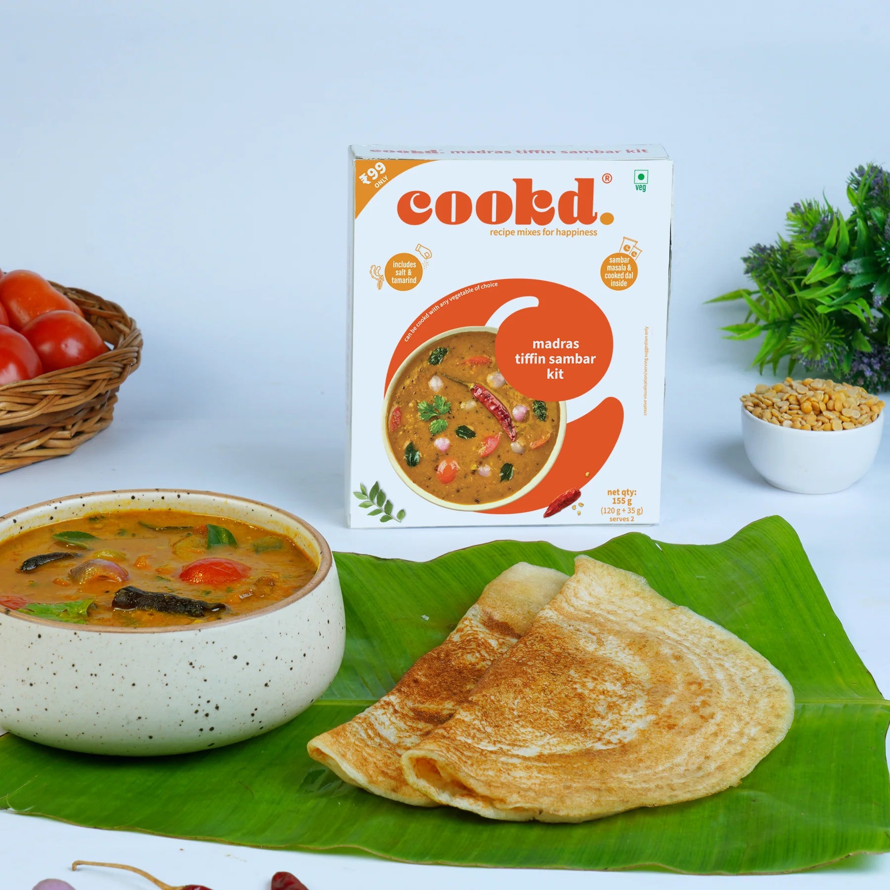 Cookd Madras Tiffin Sambar Masala