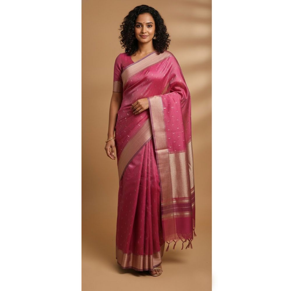 Tissue Semi Silk Saree