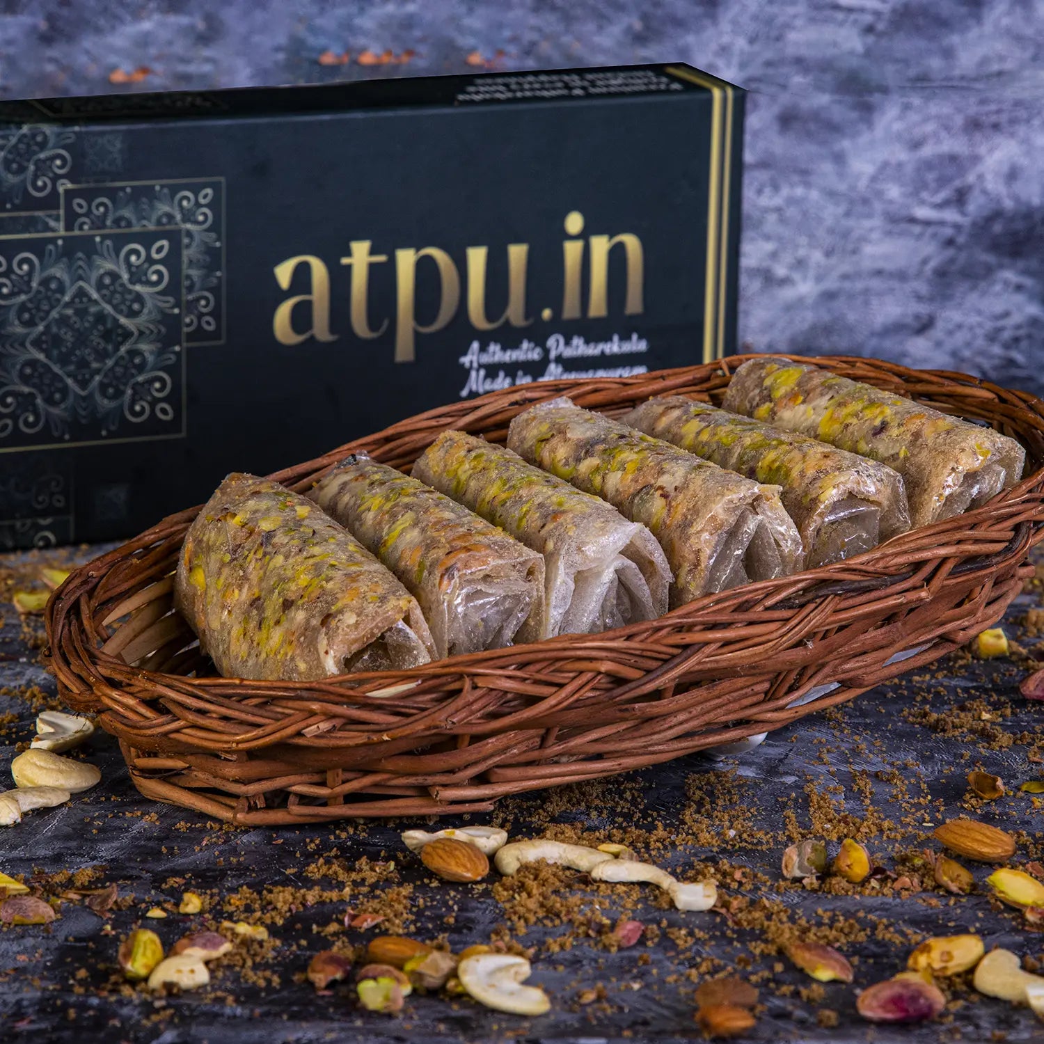 ATPU's Traditional Dry Fruits Putharekulu