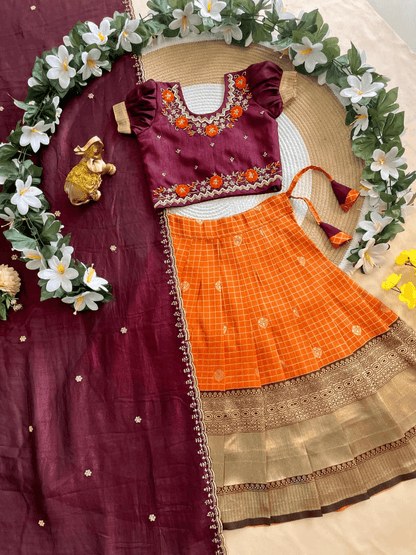 RKT Fashion's Tulsi Girl Half Saree