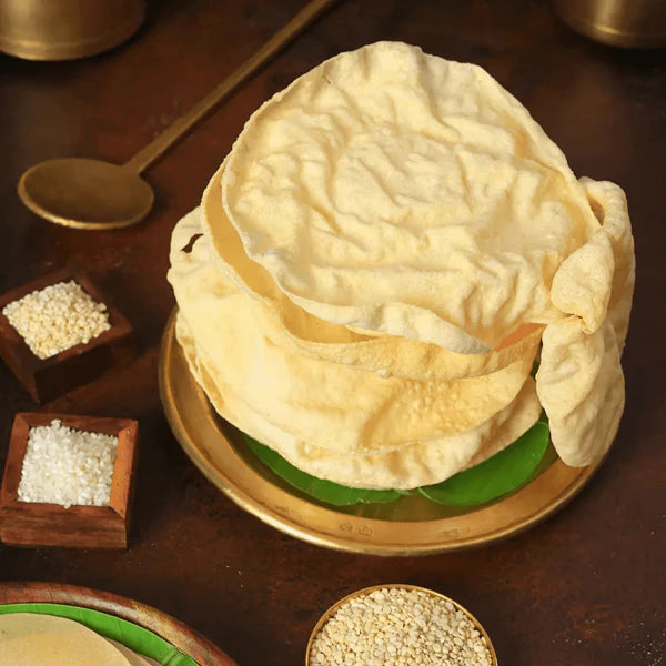 Sweet Karam Coffee Urad Dal Papad (Ulundhu Appalam)