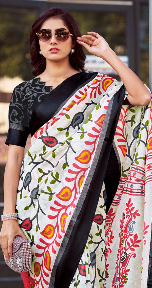 Weaver Story Linen Cotton Saree Collection