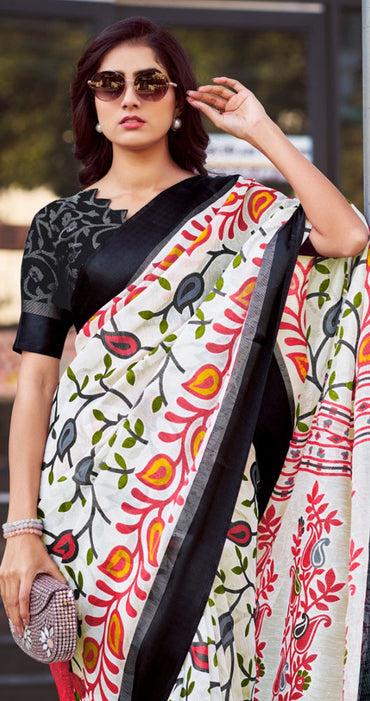 Weaver Story Linen Cotton Saree Collection