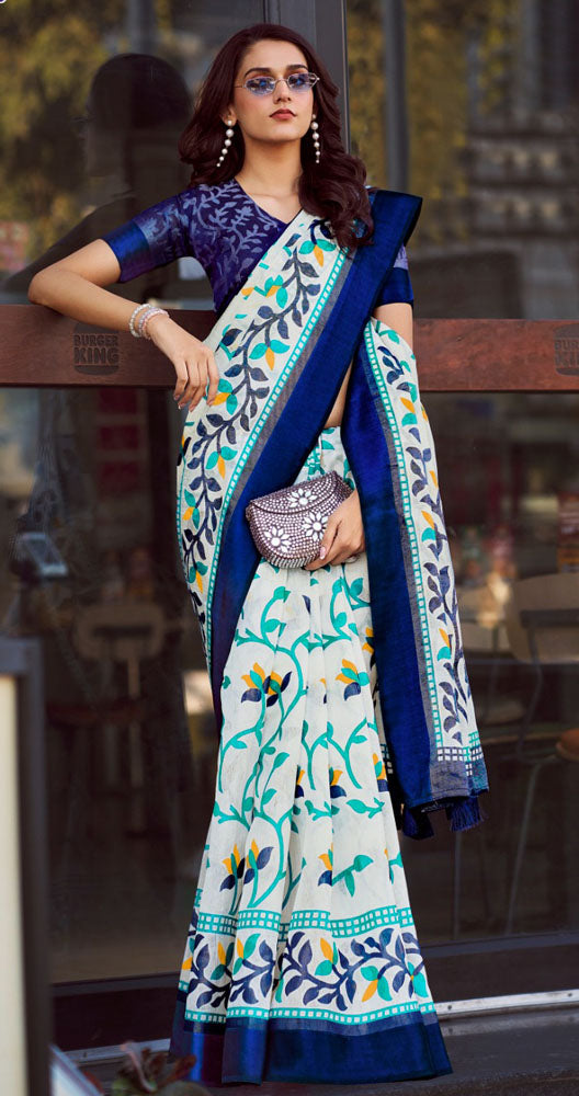 Weaver Story Linen Cotton Saree Collection
