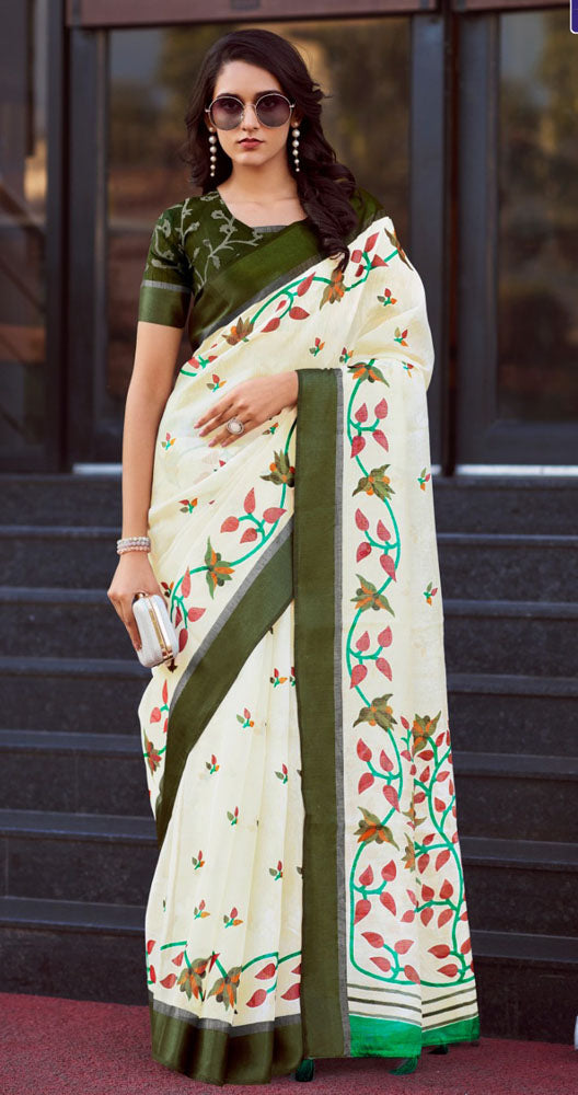 Weaver Story Linen Cotton Saree Collection