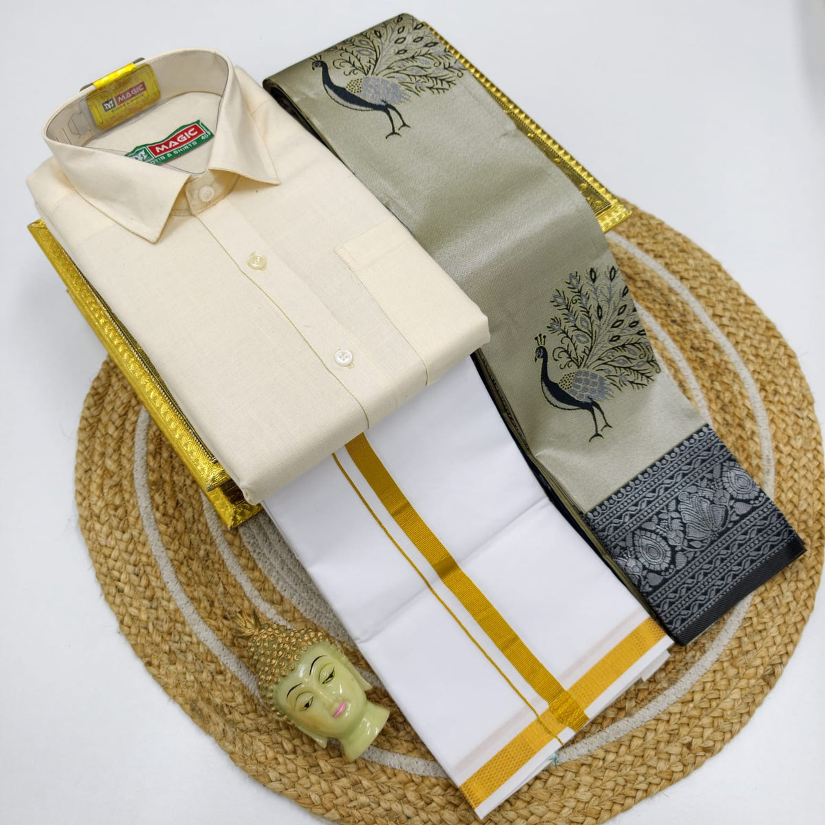 Elampillai Couple Combo - Beige