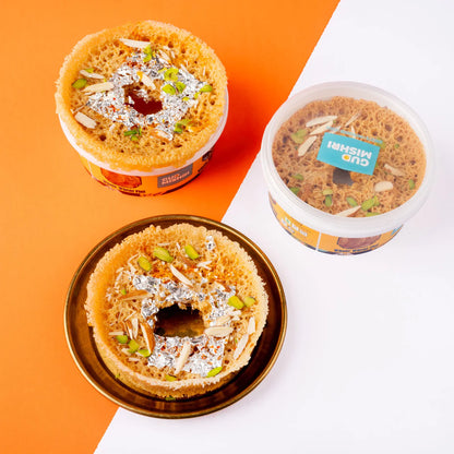 Gudmishri Whole Wheat Mini Mishri Chasni Ghewar
