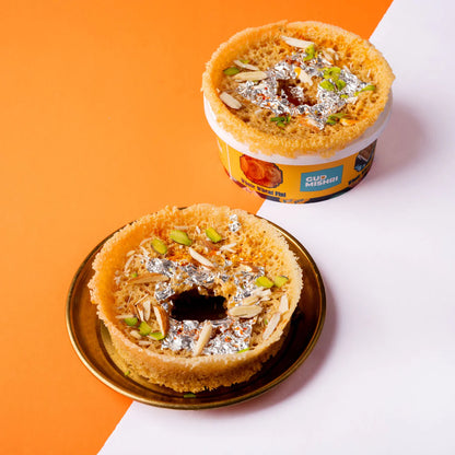 Gudmishri Whole Wheat Mini Mishri Chasni Ghewar