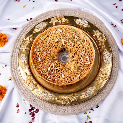 Gudmishri Whole Wheat Mishri Chasni Ghewar (Bada)