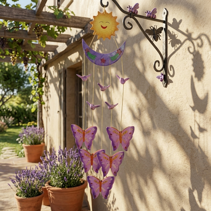 Wind Chime-Bee Purple