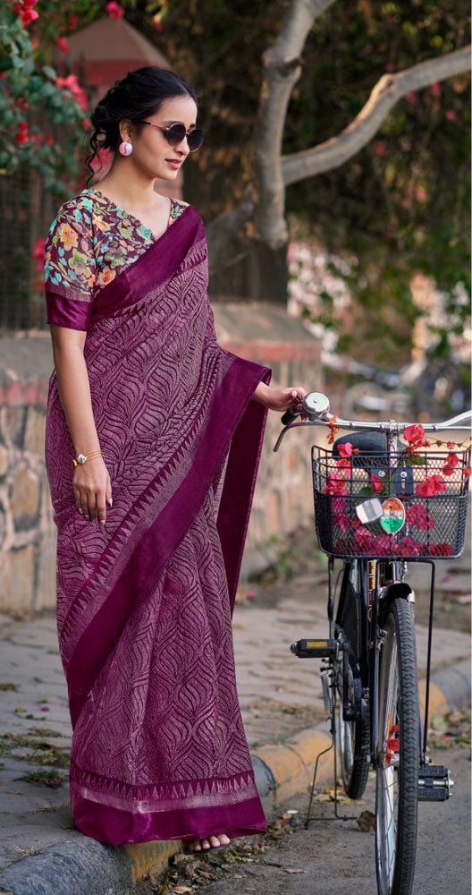 Winza Designer Brasso Saree Collection