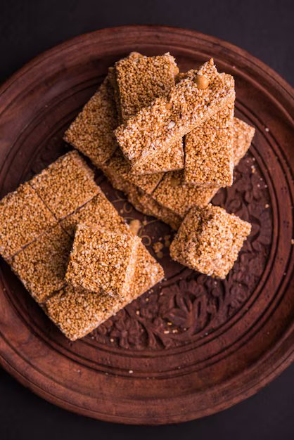 Kamarkat Srini's 
Amaranth Seed Chikki