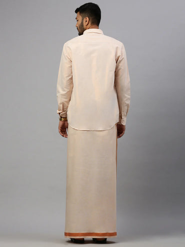 Ramraj's Tissue Shirt & Dhoti Set