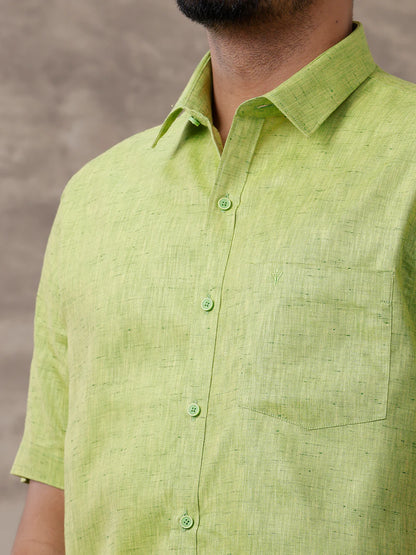 Ramraj's Cotton Rich Shirt with Matching Border Dhoti Set
