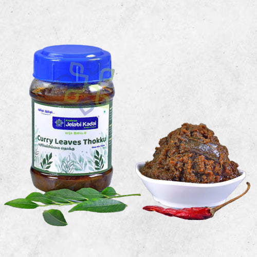 Krishnaa Jelabi Kadai Curry leaves Thokku