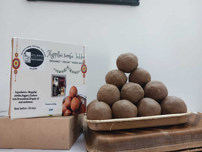 Kamarkat Srini's 
Mappillai Samba (Red Rice) Laddoo
