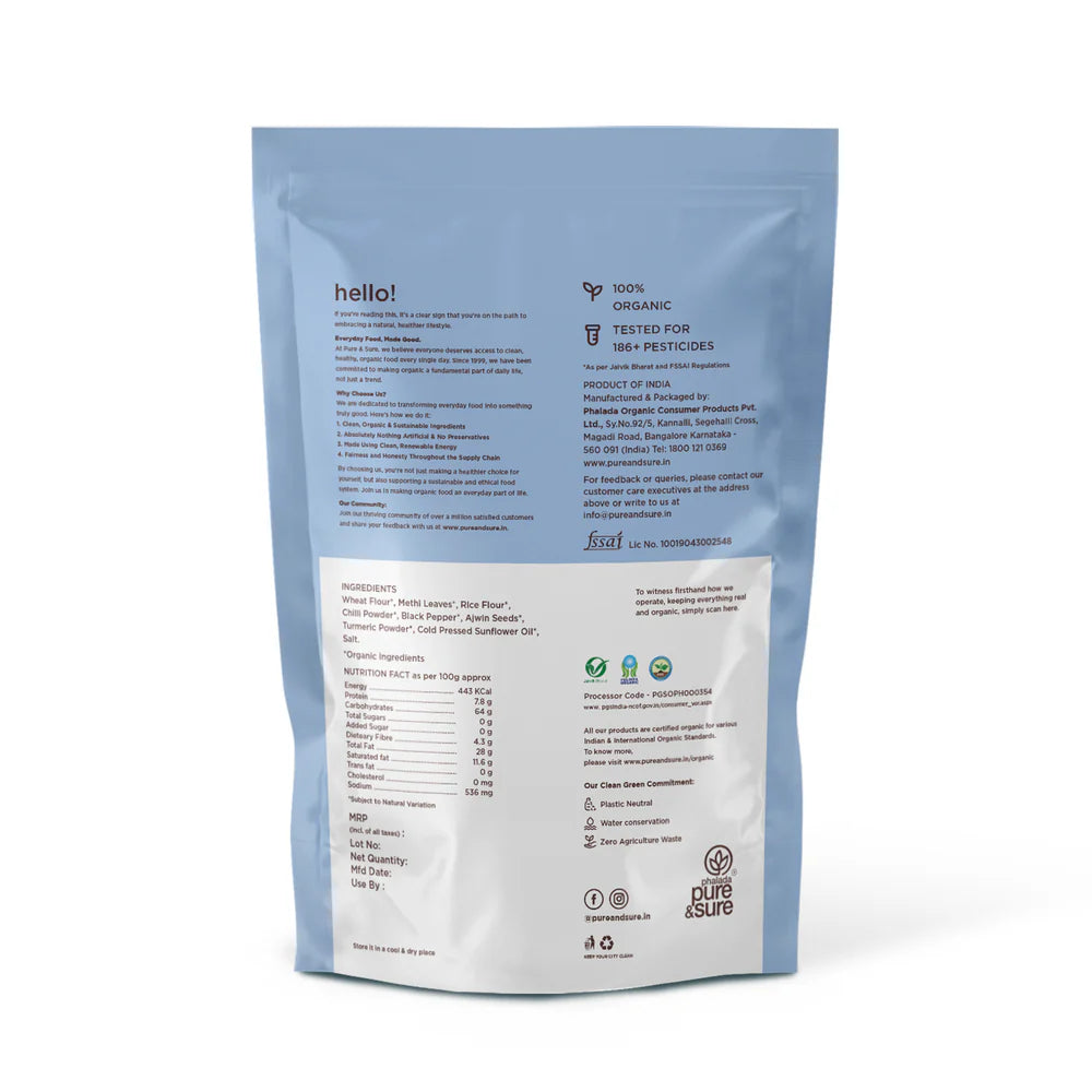 Pure&Sure Organic Methi Sticks