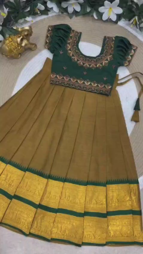 RKT Fashion's Embroidered Lehenga Choli Set