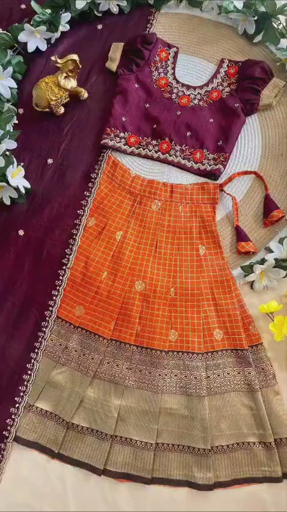 RKT Fashion's Tulsi Girl Half Saree